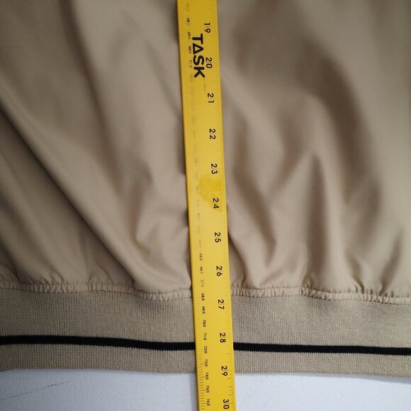 Palmer Golf Men's Size 44 Large Beige 1/2 Zip Loose Fit Pullover - Picture 11 of 11